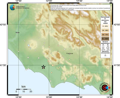 Mappa comuni con almeno 3 questionari