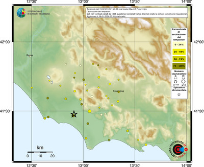 Mappa comuni con almeno 3 questionari