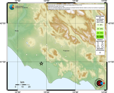 Mappa comuni con almeno 3 questionari