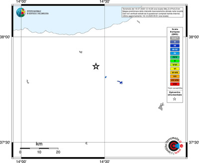 Mappa EMS - territori località