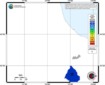 Mappa EMS - territori comuni