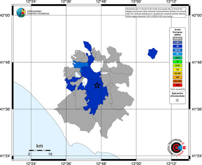 Mappa EMS - territori comuni