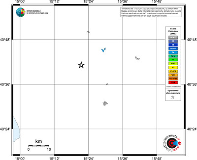 Mappa EMS - territori località