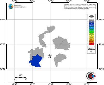 Mappa MCS - territori comuni