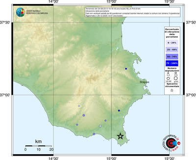 Mappa comuni con almeno 3 questionari