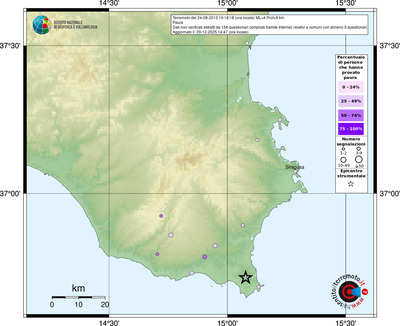 Mappa comuni con almeno 3 questionari