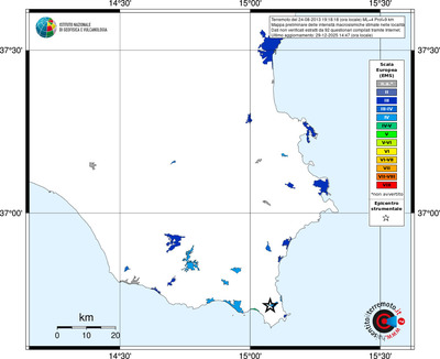 Mappa EMS - territori località