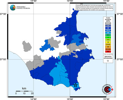 Mappa EMS - territori comuni