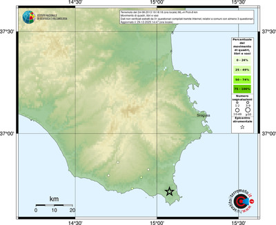 Mappa comuni con almeno 3 questionari