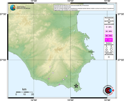 Mappa comuni con almeno 3 questionari