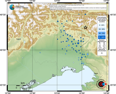 Mappa comuni con almeno 3 questionari