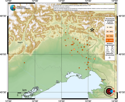 Mappa comuni con almeno 3 questionari