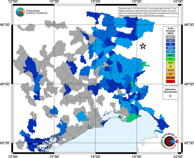 Mappa EMS - territori comuni