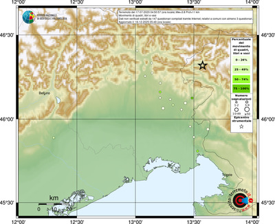 Mappa comuni con almeno 3 questionari