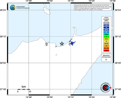 Mappa EMS - territori località