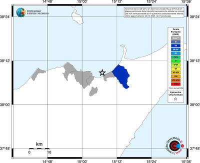 Mappa EMS - territori comuni