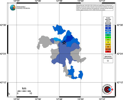 Mappa MCS - territori comuni