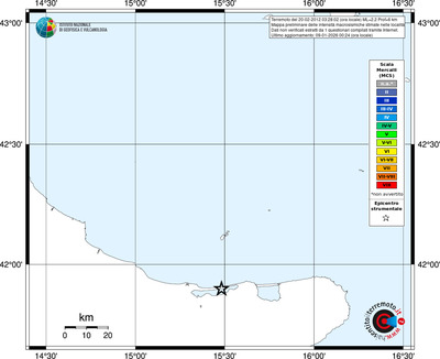 Mappa MCS - territori località