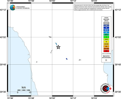 Mappa MCS - territori località