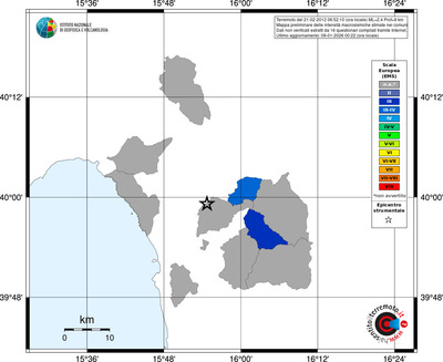 Mappa EMS - territori comuni