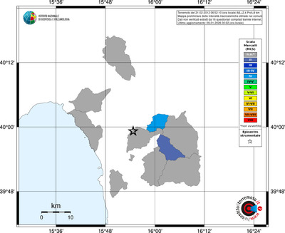 Mappa MCS - territori comuni