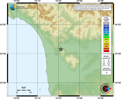 Mappa EMS - località