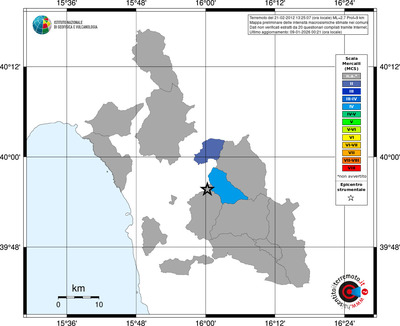 Mappa MCS - territori comuni