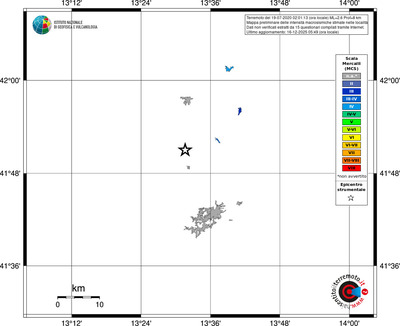 Mappa MCS - territori località