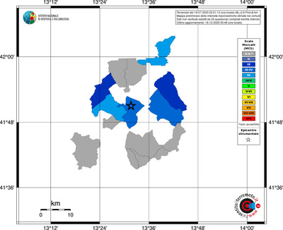 Mappa MCS - territori comuni