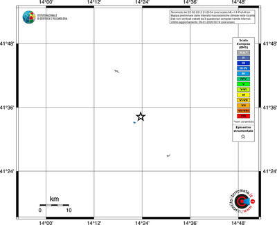 Mappa EMS - territori località