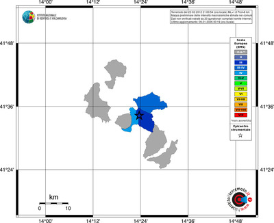 Mappa EMS - territori comuni