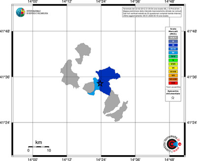 Mappa MCS - territori comuni