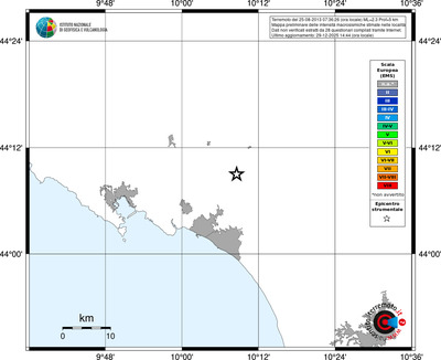 Mappa EMS - territori località