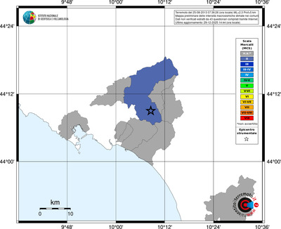 Mappa MCS - territori comuni
