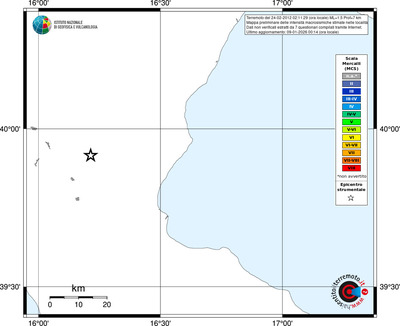Mappa MCS - territori località