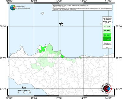 Mappa territorio comunale con almeno 3 questionari
