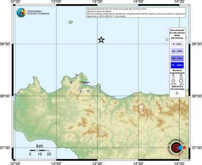 Mappa comuni con almeno 3 questionari