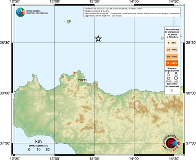 Mappa comuni con almeno 3 questionari