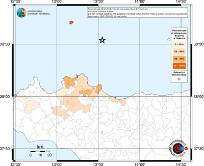 Mappa territorio comunale con almeno 3 questionari