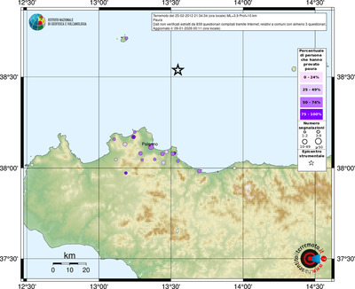 Mappa comuni con almeno 3 questionari