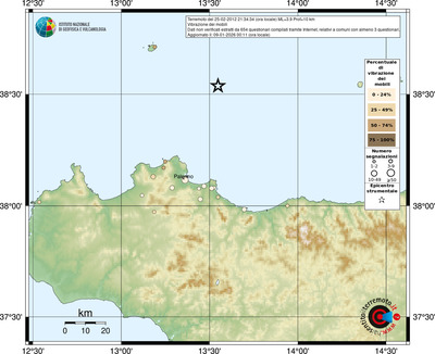 Mappa comuni con almeno 3 questionari