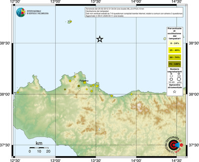 Mappa comuni con almeno 3 questionari