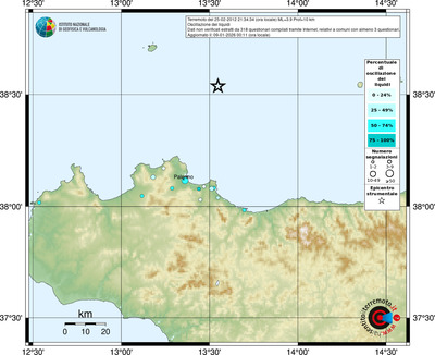 Mappa comuni con almeno 3 questionari