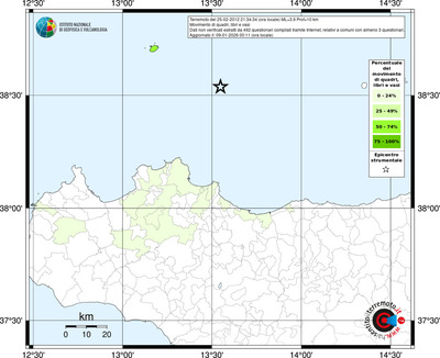 Mappa territorio comunale con almeno 3 questionari