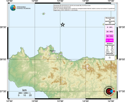 Mappa comuni con almeno 3 questionari