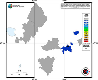 Mappa EMS - territori comuni