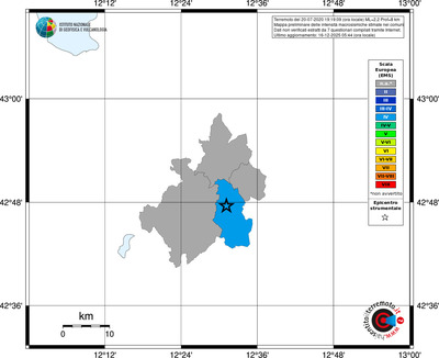 Mappa EMS - territori comuni