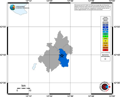 Mappa MCS - territori comuni