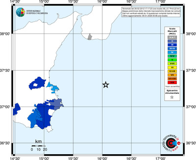Mappa MCS - territori comuni