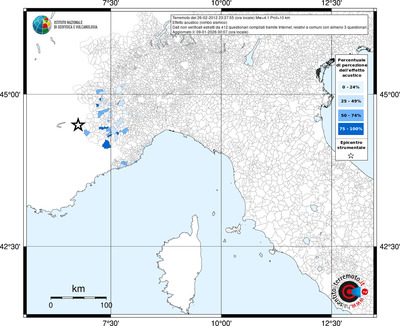 Mappa territorio comunale con almeno 3 questionari